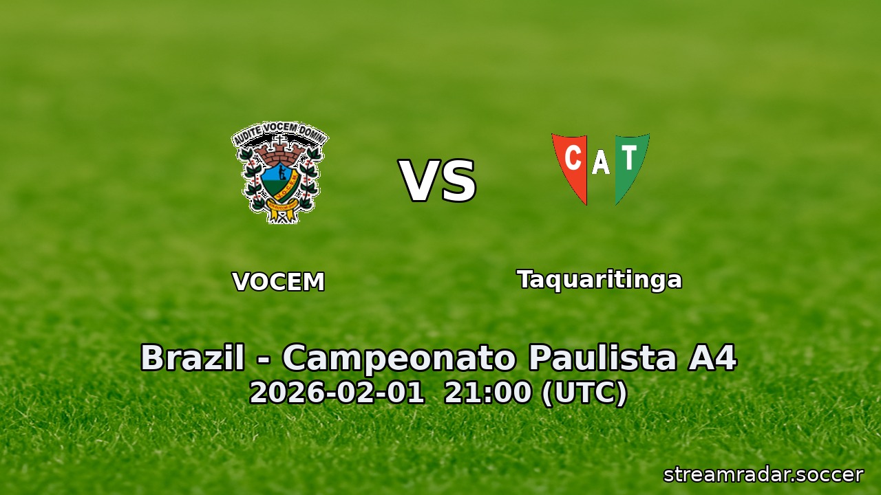 VOCEM vs Taquaritinga