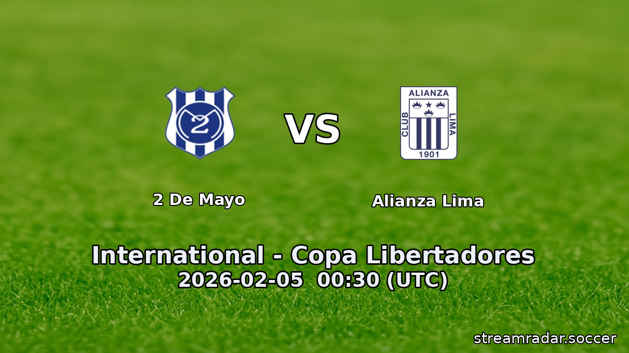 2 De Mayo vs Alianza Lima