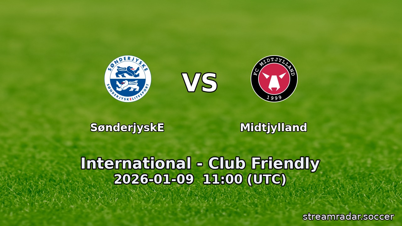 SønderjyskE vs Midtjylland