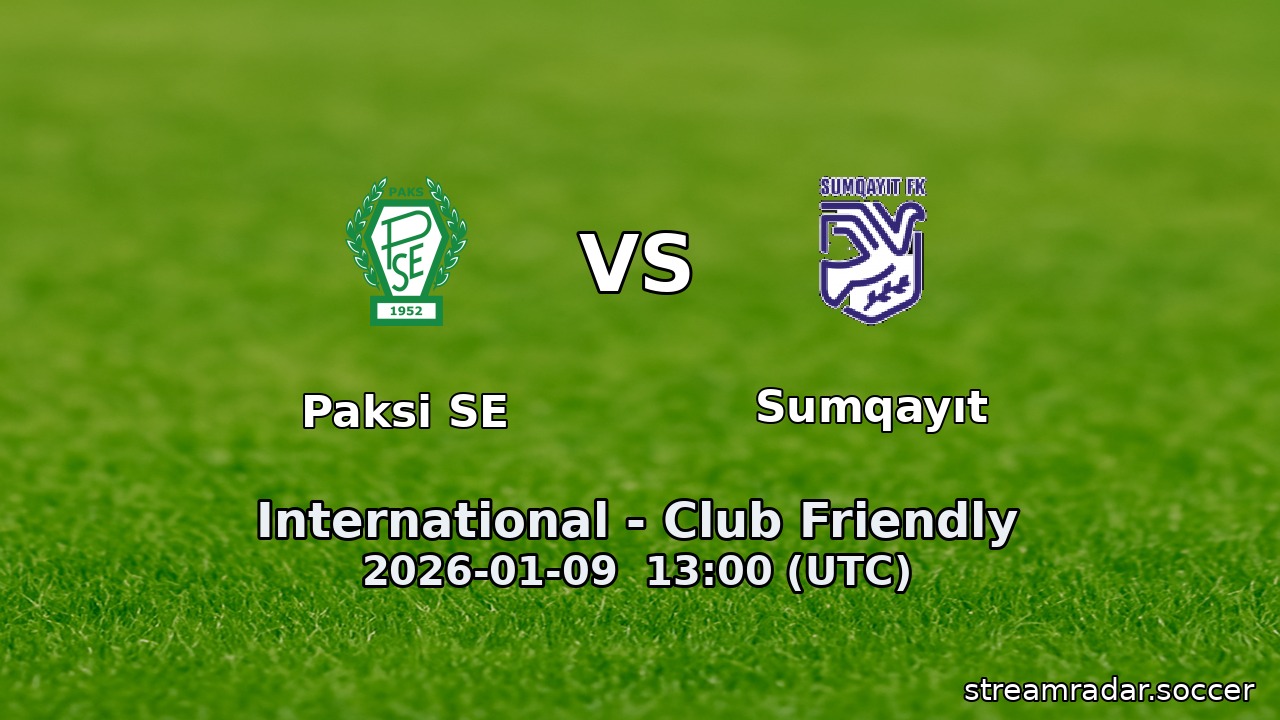 Paksi SE vs Sumqayıt