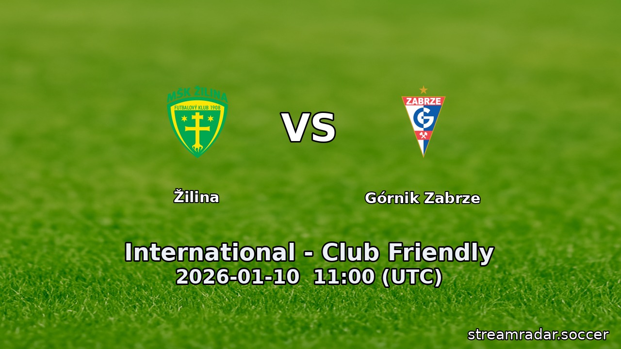 Žilina vs Górnik Zabrze