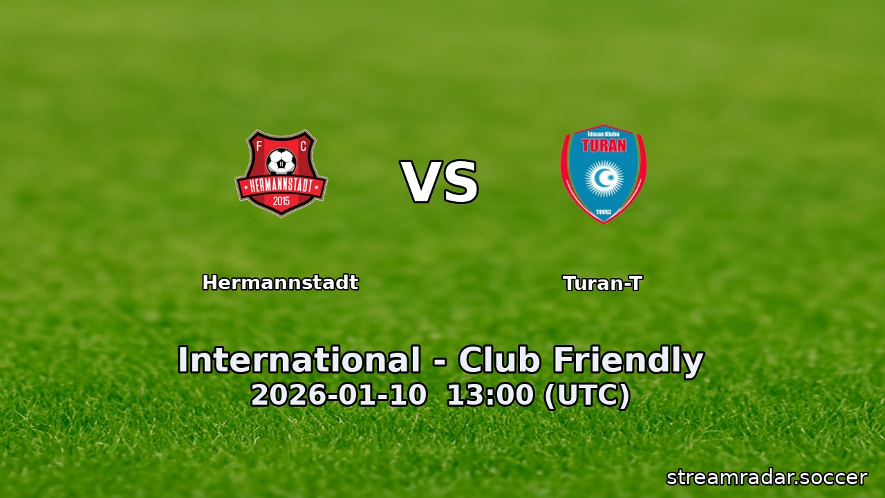 Hermannstadt vs Turan-T