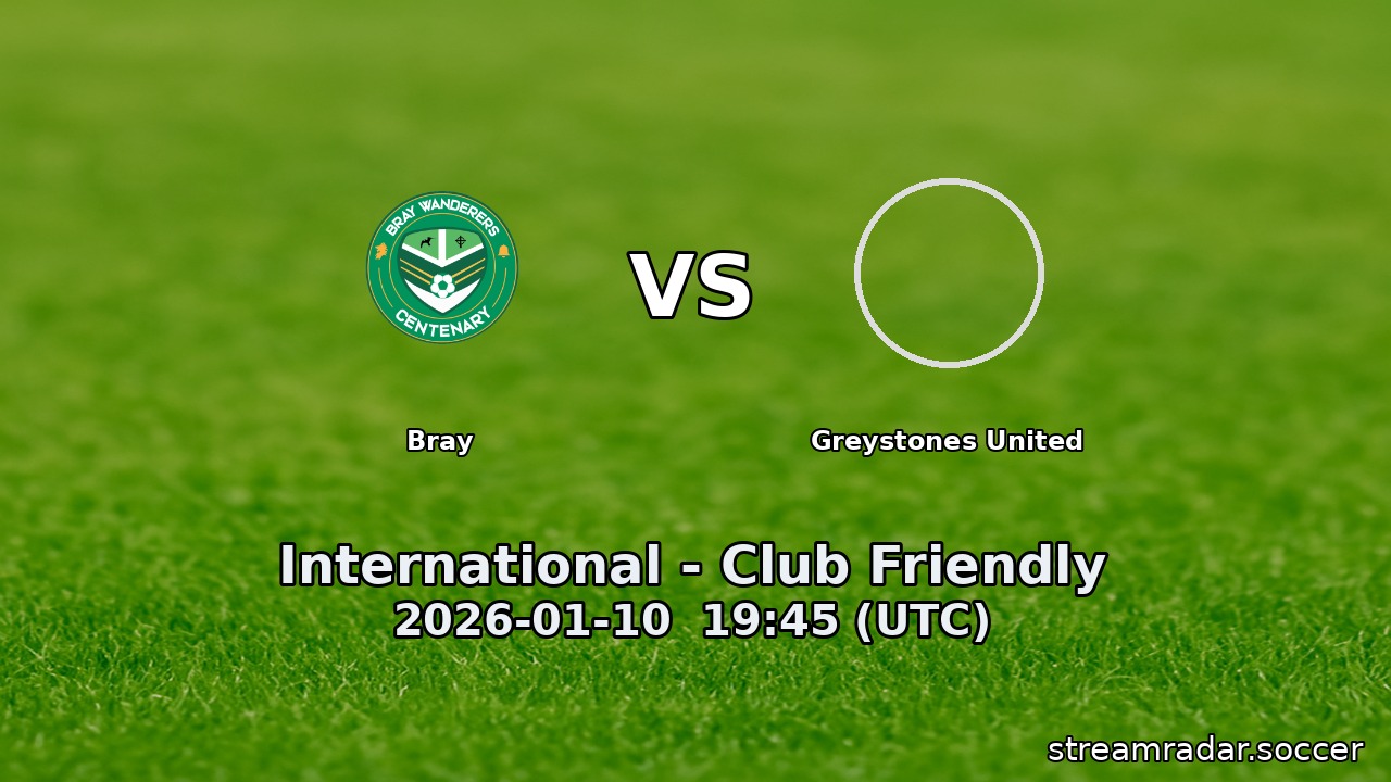 Bray vs Greystones United