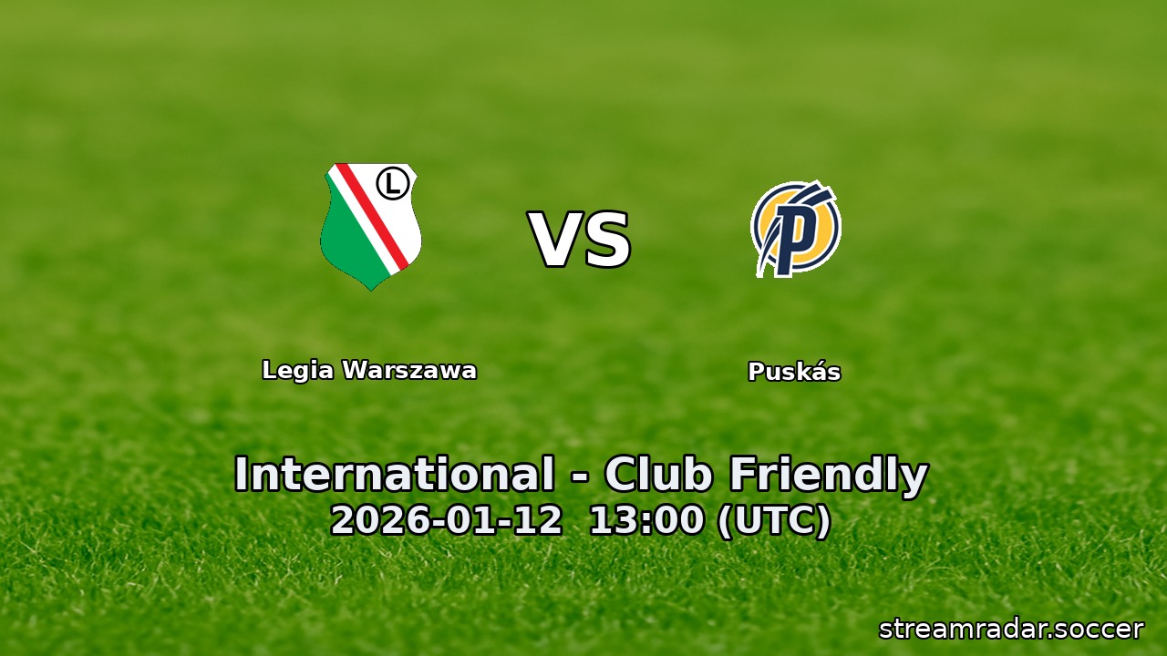 Legia Warszawa vs Puskás