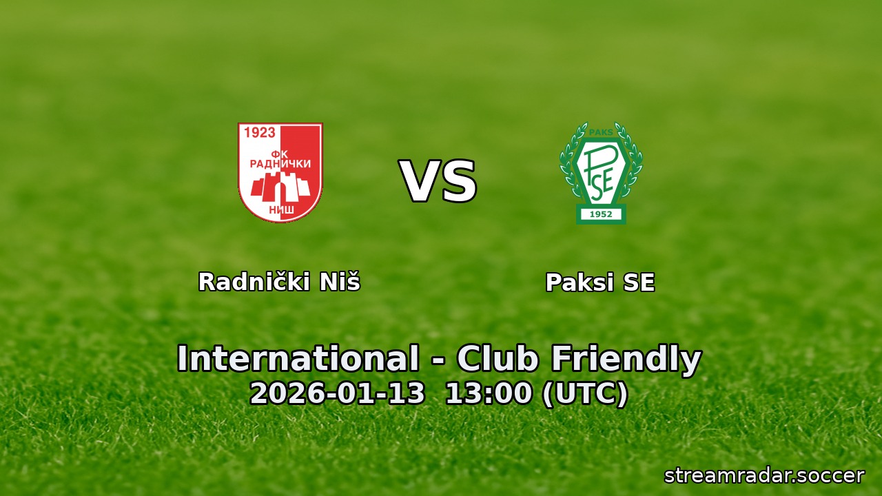 Radnički Niš vs Paksi SE