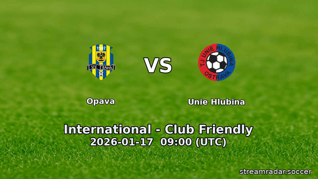 Opava vs Unie Hlubina