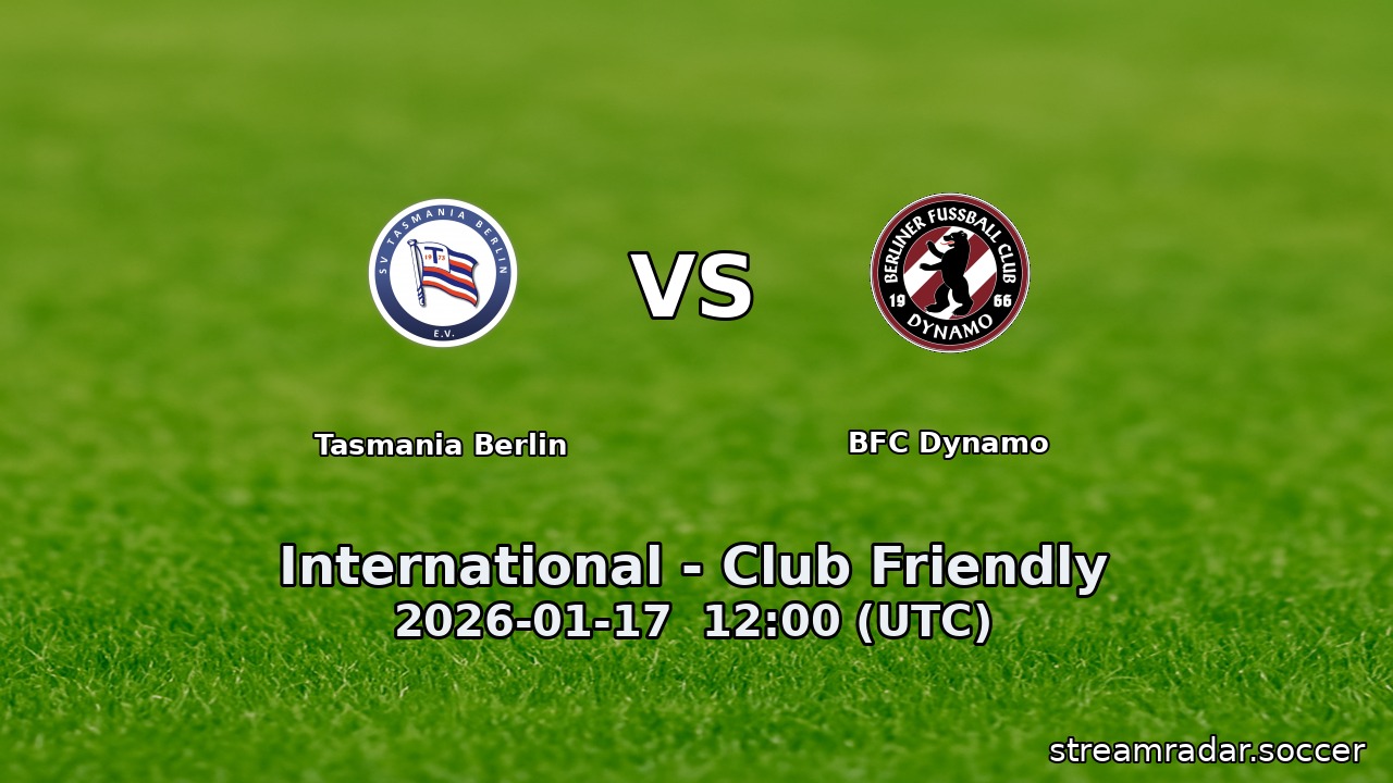 Tasmania Berlin vs BFC Dynamo