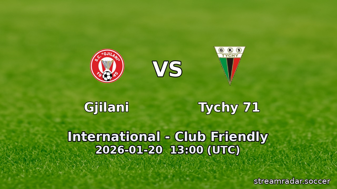 Gjilani vs Tychy 71
