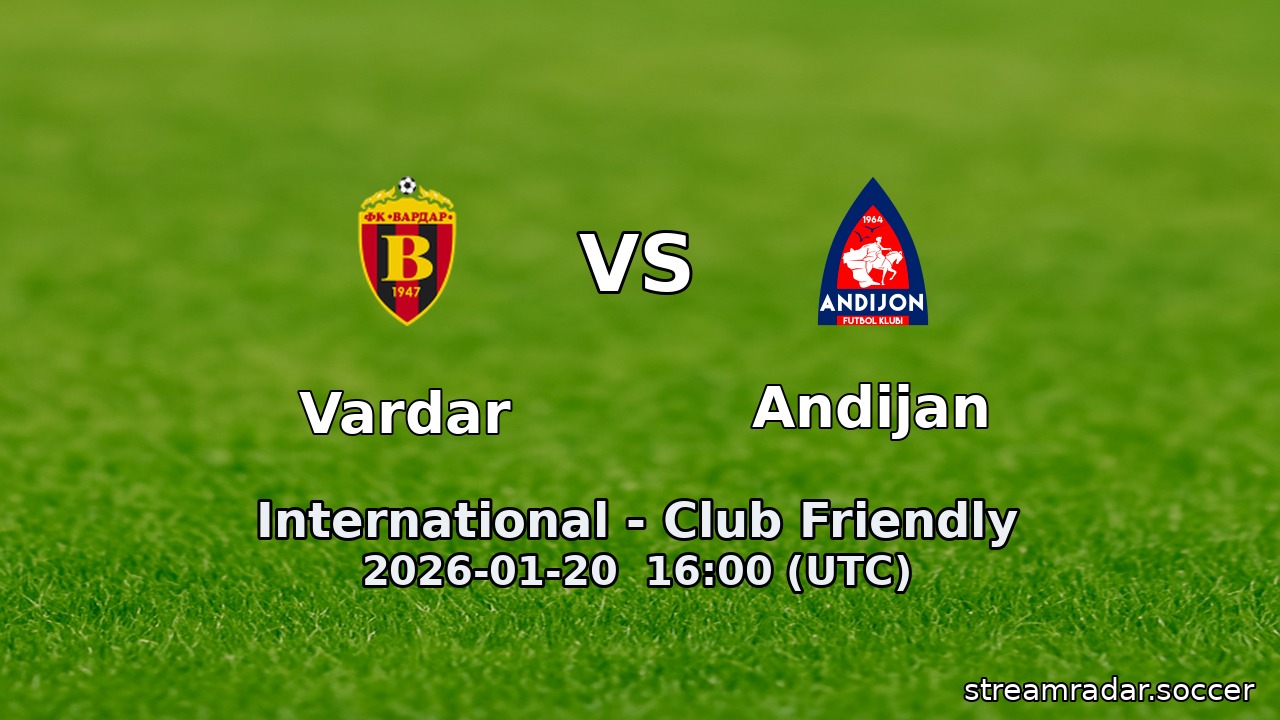 Vardar vs Andijan
