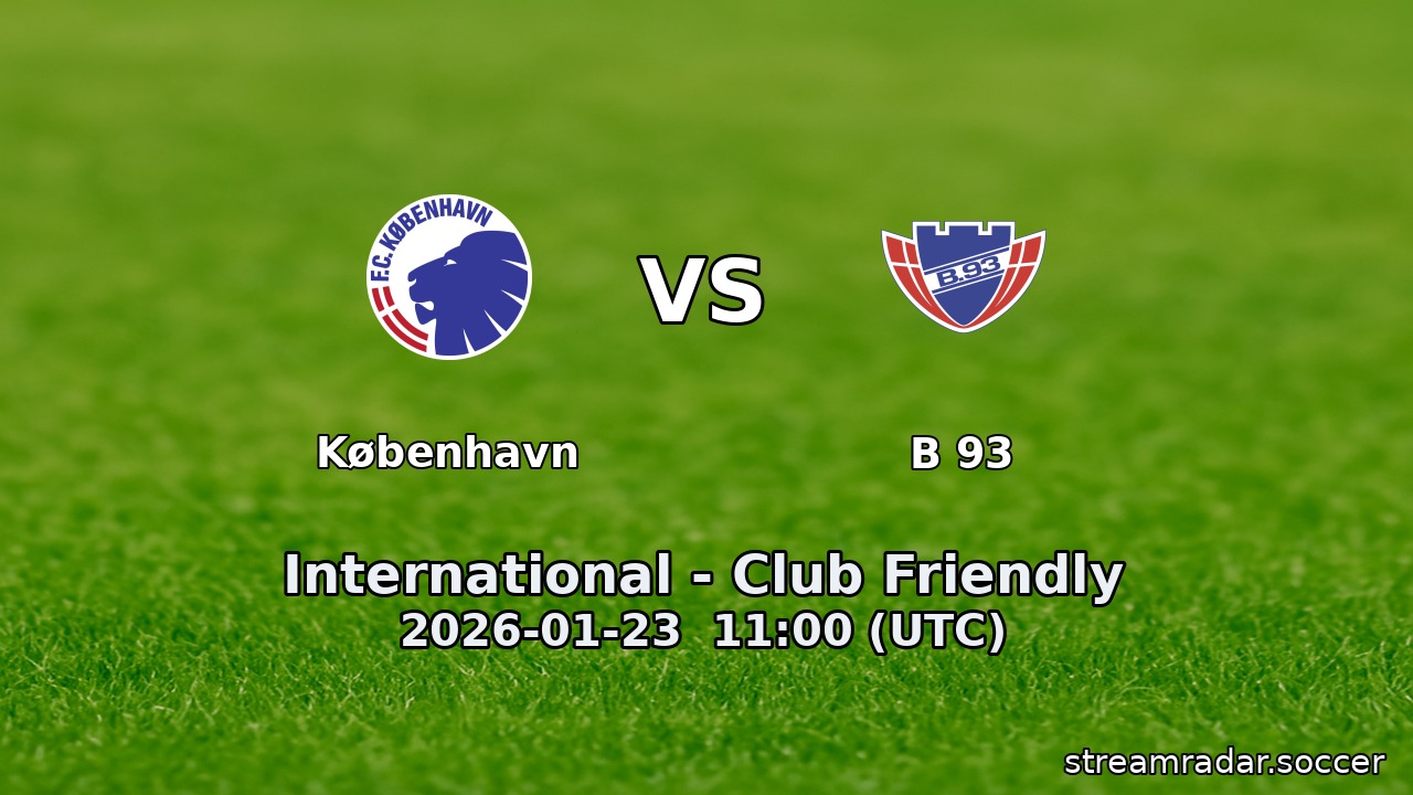 København vs B 93
