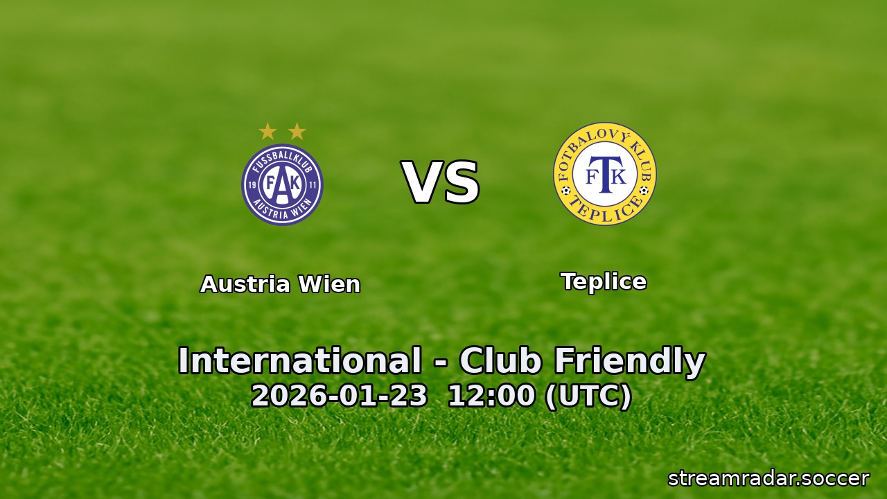 Austria Wien vs Teplice