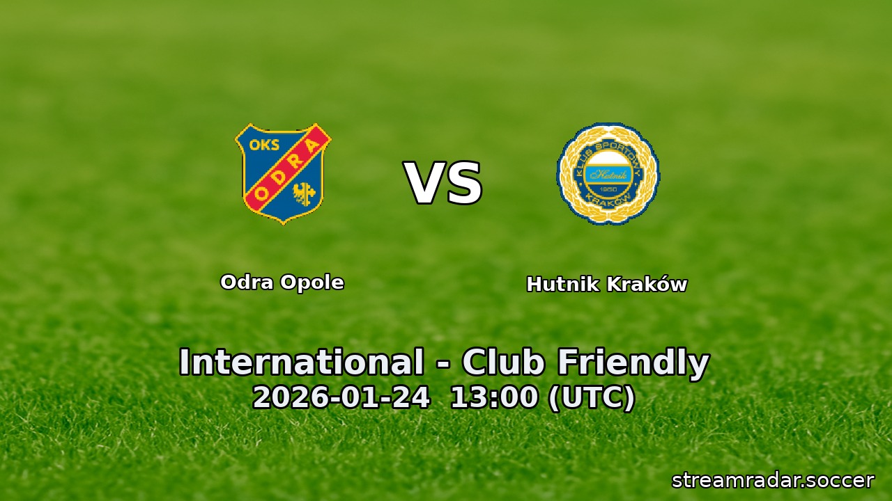 Odra Opole vs Hutnik Kraków