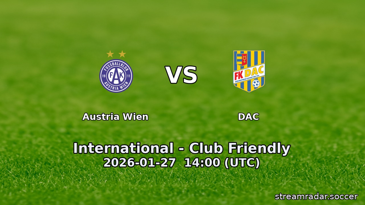 Austria Wien vs DAC