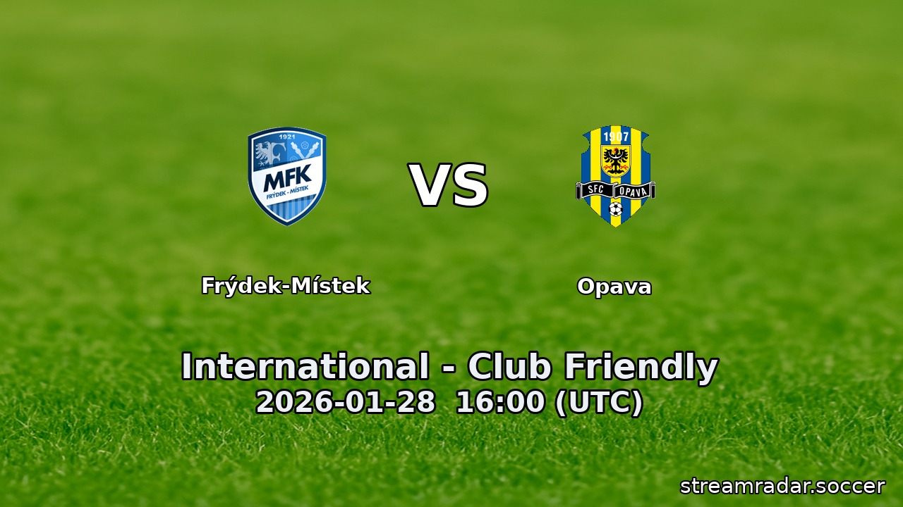Frýdek-Místek vs Opava