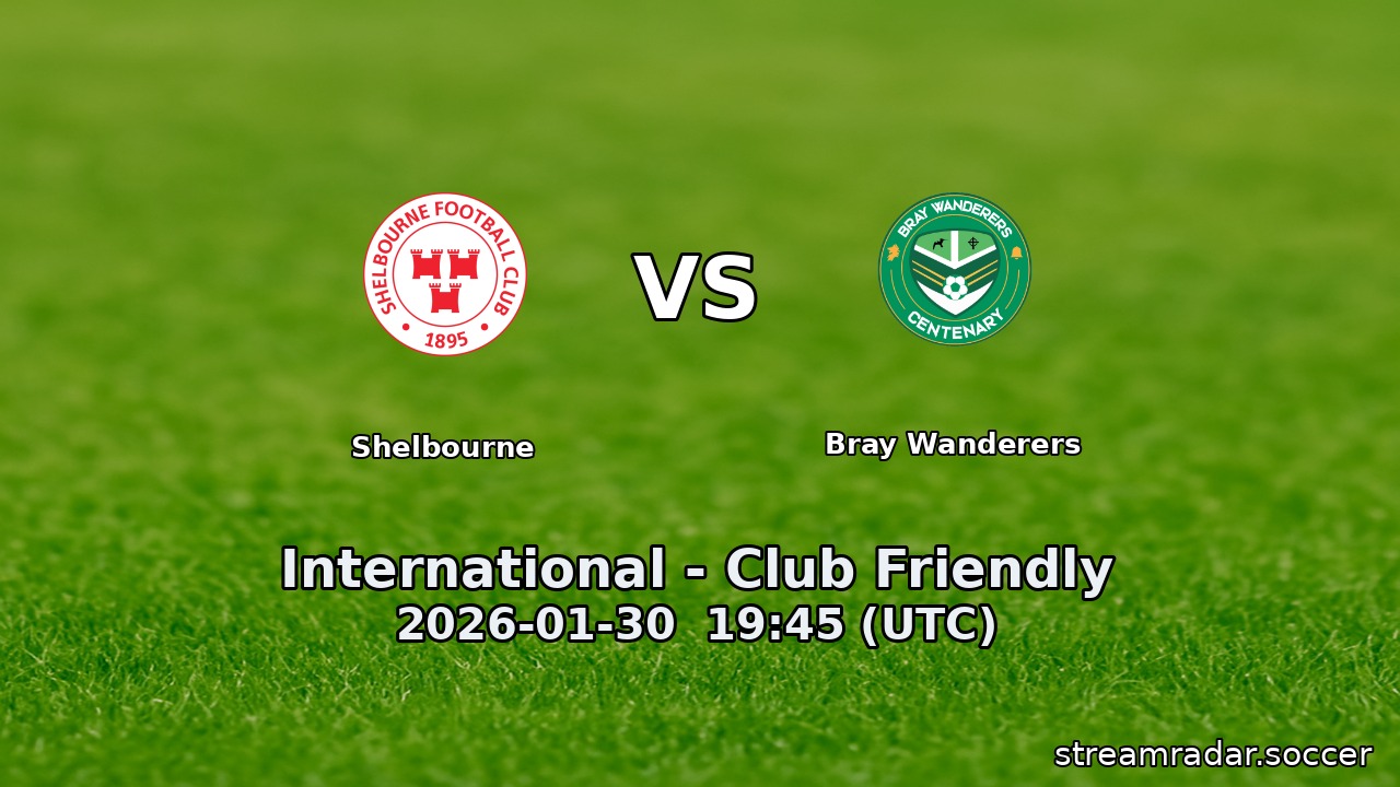 Shelbourne vs Bray Wanderers