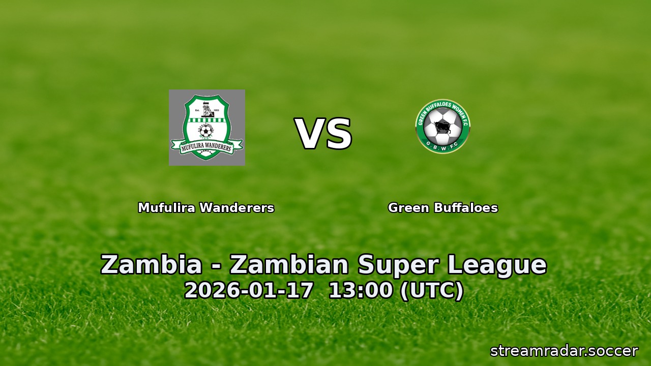 Mufulira Wanderers vs Green Buffaloes