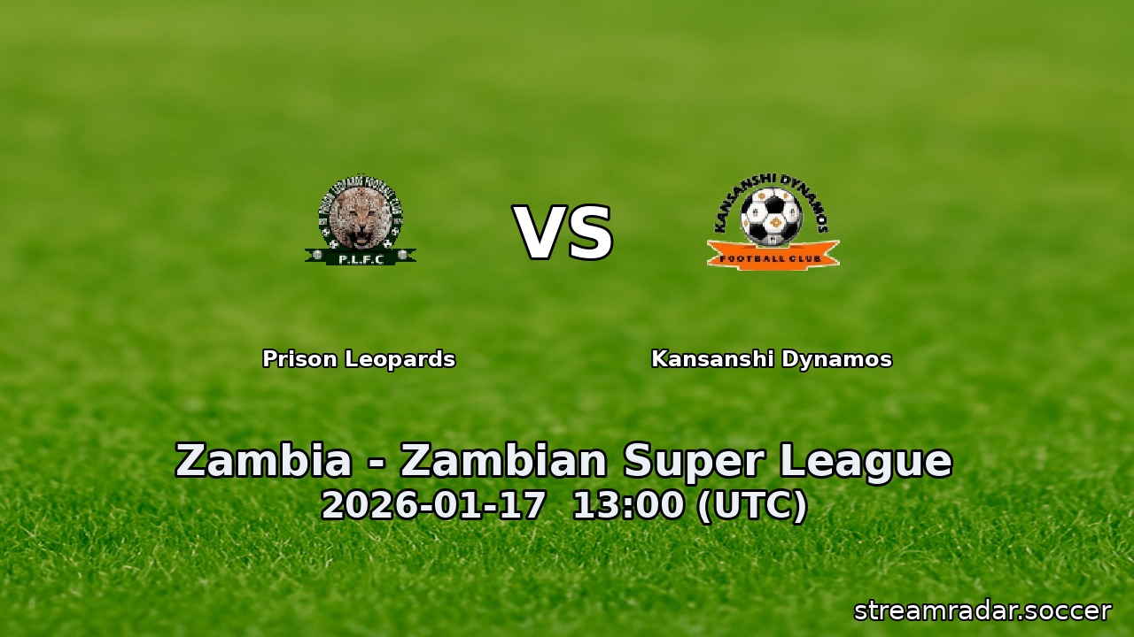 Prison Leopards vs Kansanshi Dynamos