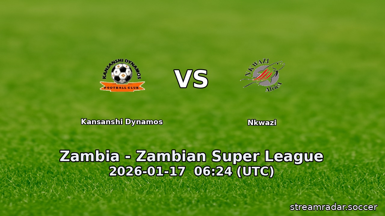 Kansanshi Dynamos vs Nkwazi