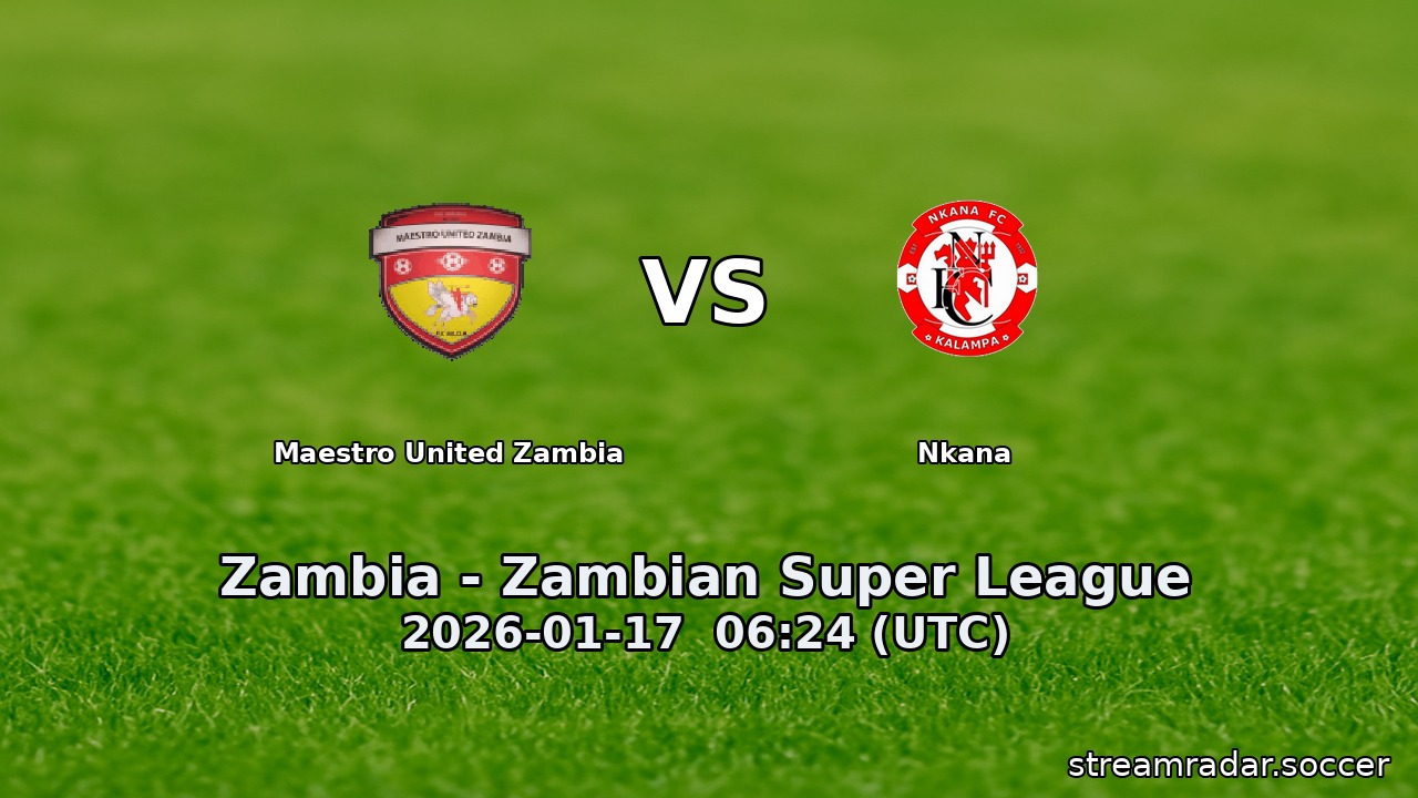 Maestro United Zambia vs Nkana