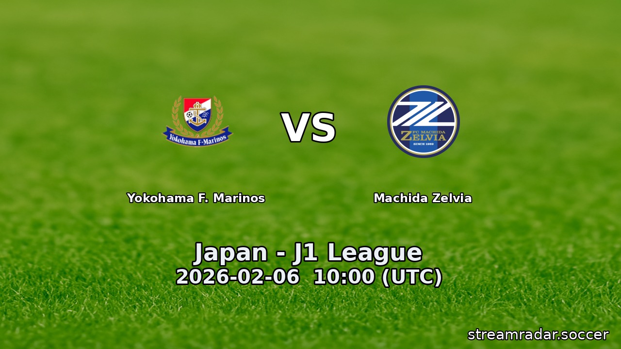 Yokohama F. Marinos vs Machida Zelvia