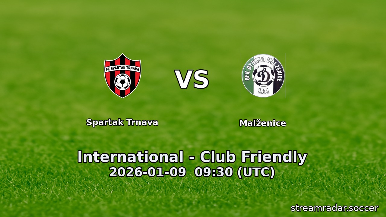 Spartak Trnava vs Malženice