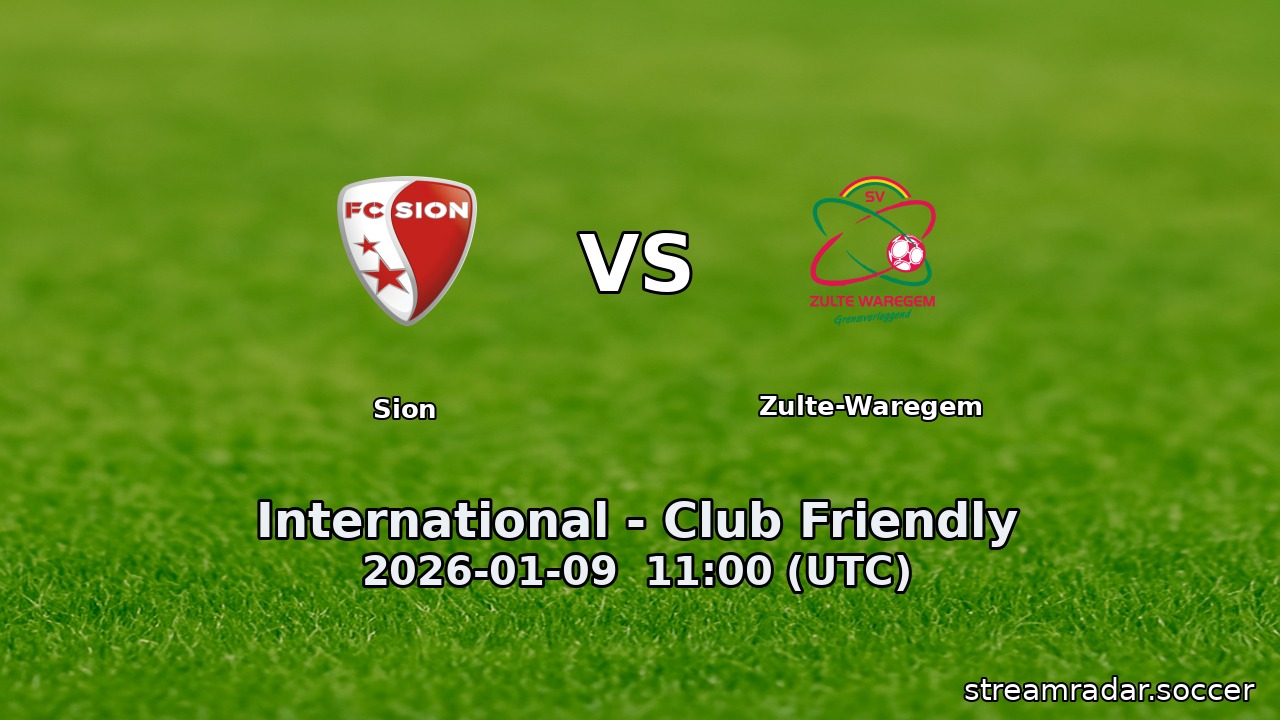 Sion vs Zulte-Waregem
