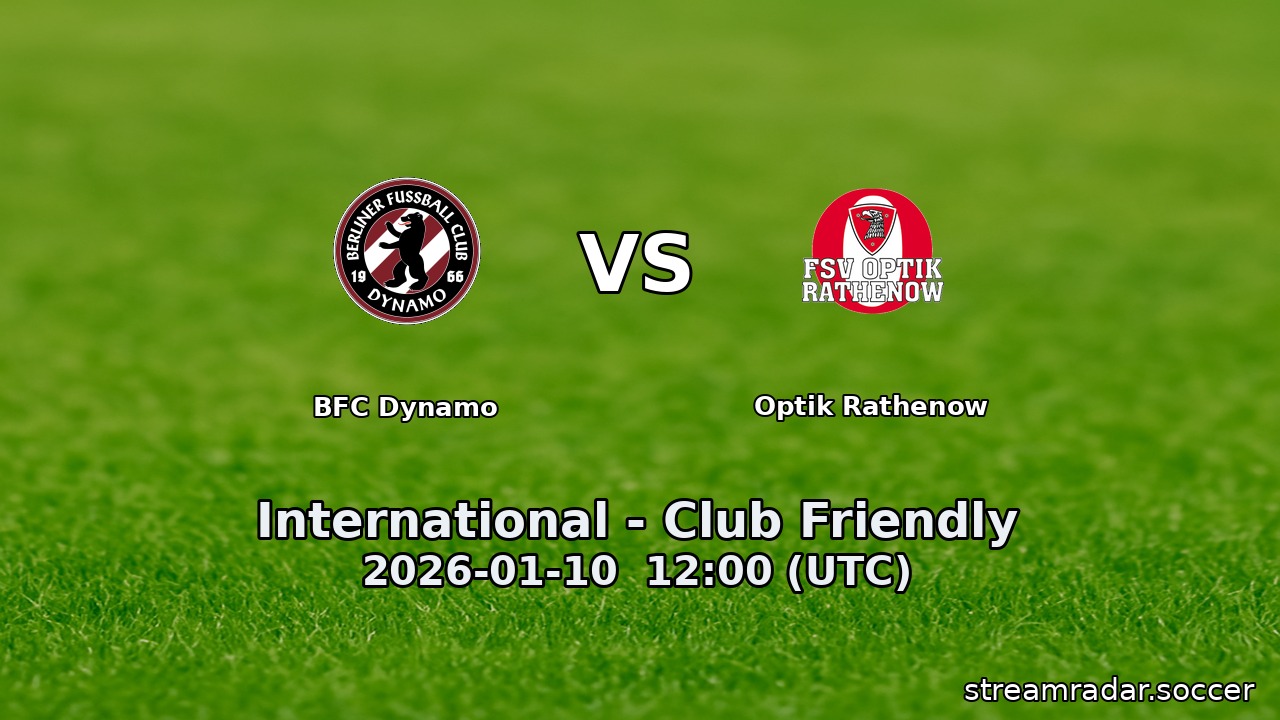 BFC Dynamo vs Optik Rathenow
