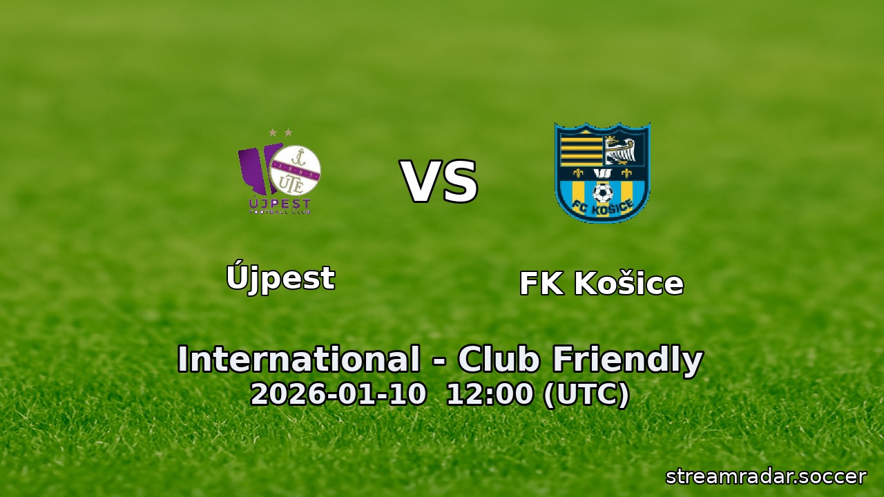 Újpest vs FK Košice