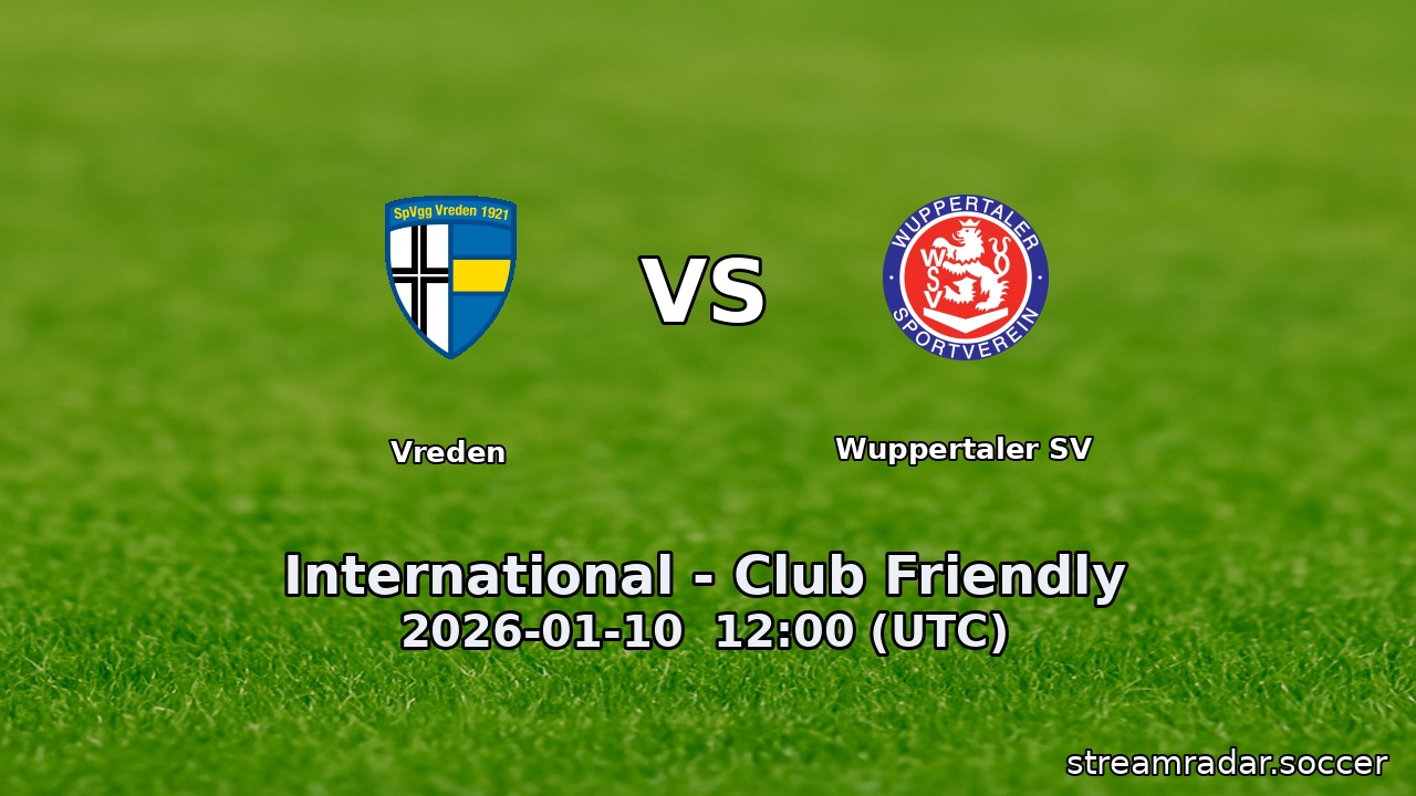 Vreden vs Wuppertaler SV