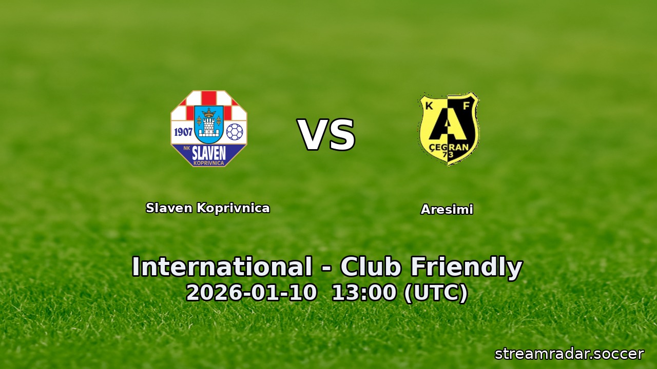 Slaven Koprivnica vs Aresimi
