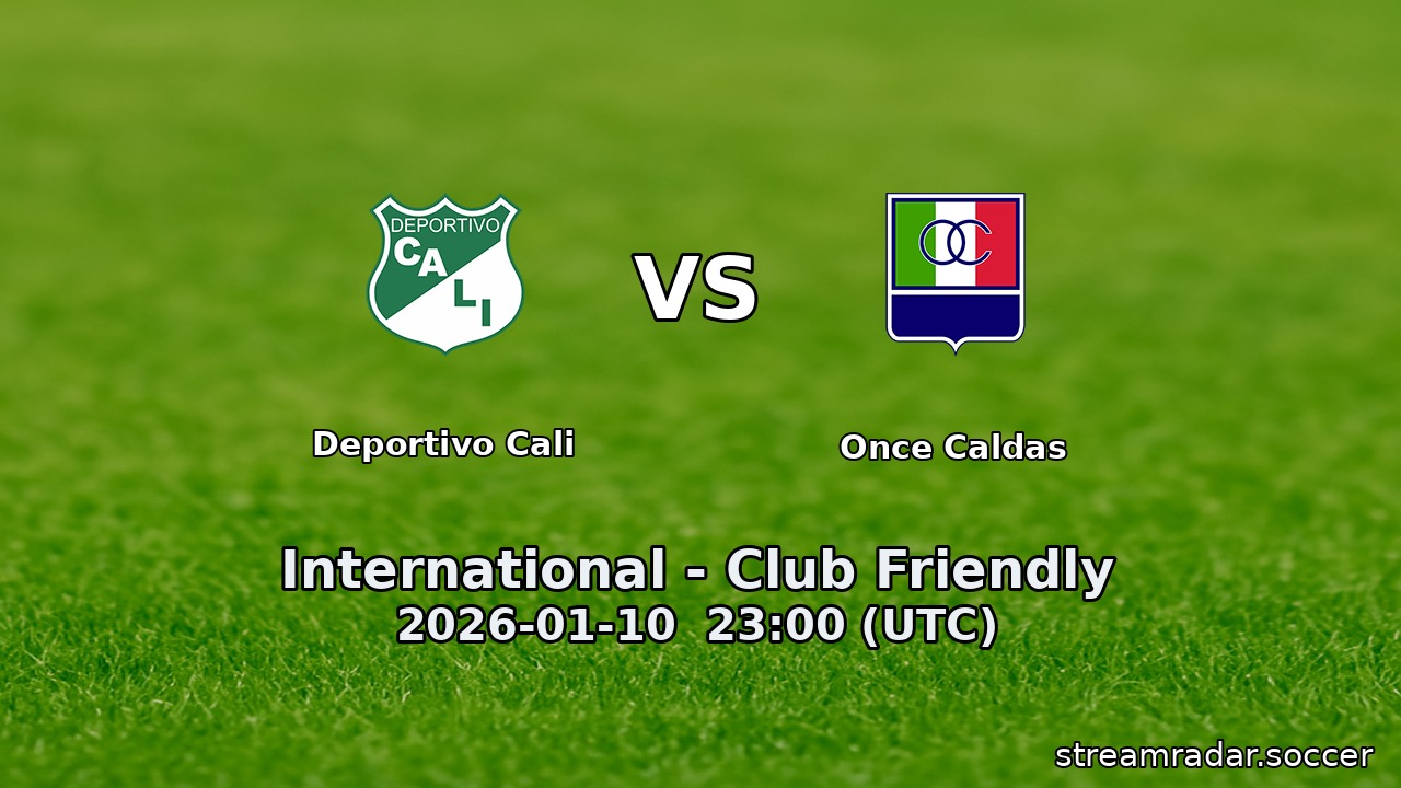 Deportivo Cali vs Once Caldas