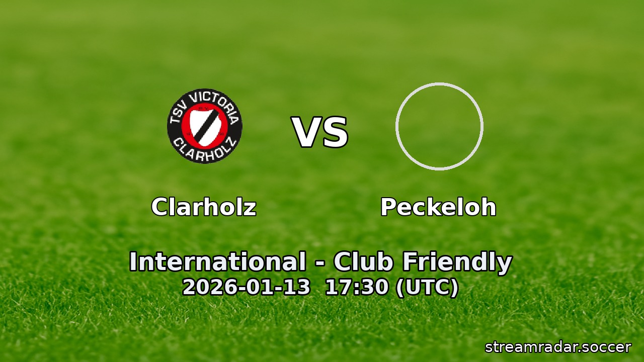 Clarholz vs Peckeloh