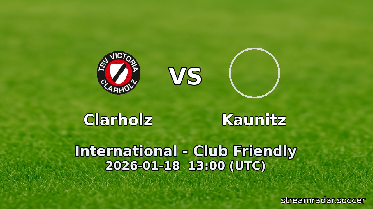 Clarholz vs Kaunitz