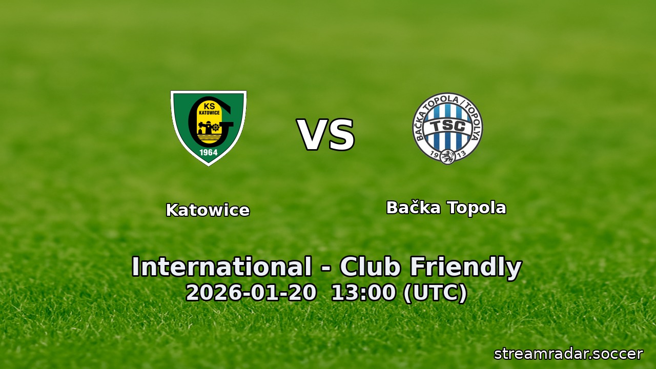 Katowice vs Bačka Topola