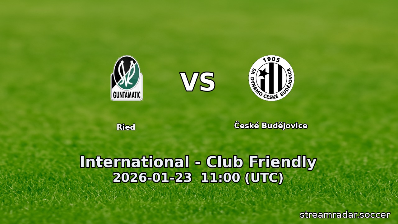 Ried vs České Budějovice