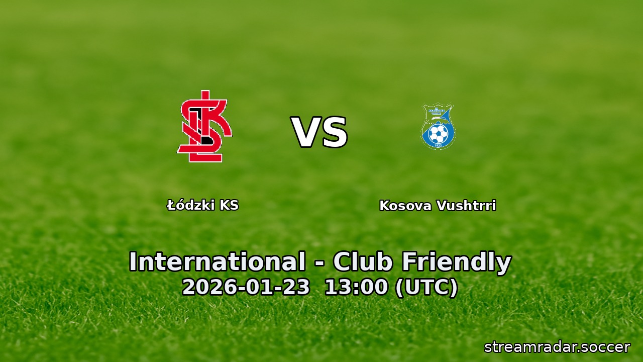 Łódzki KS vs Kosova Vushtrri