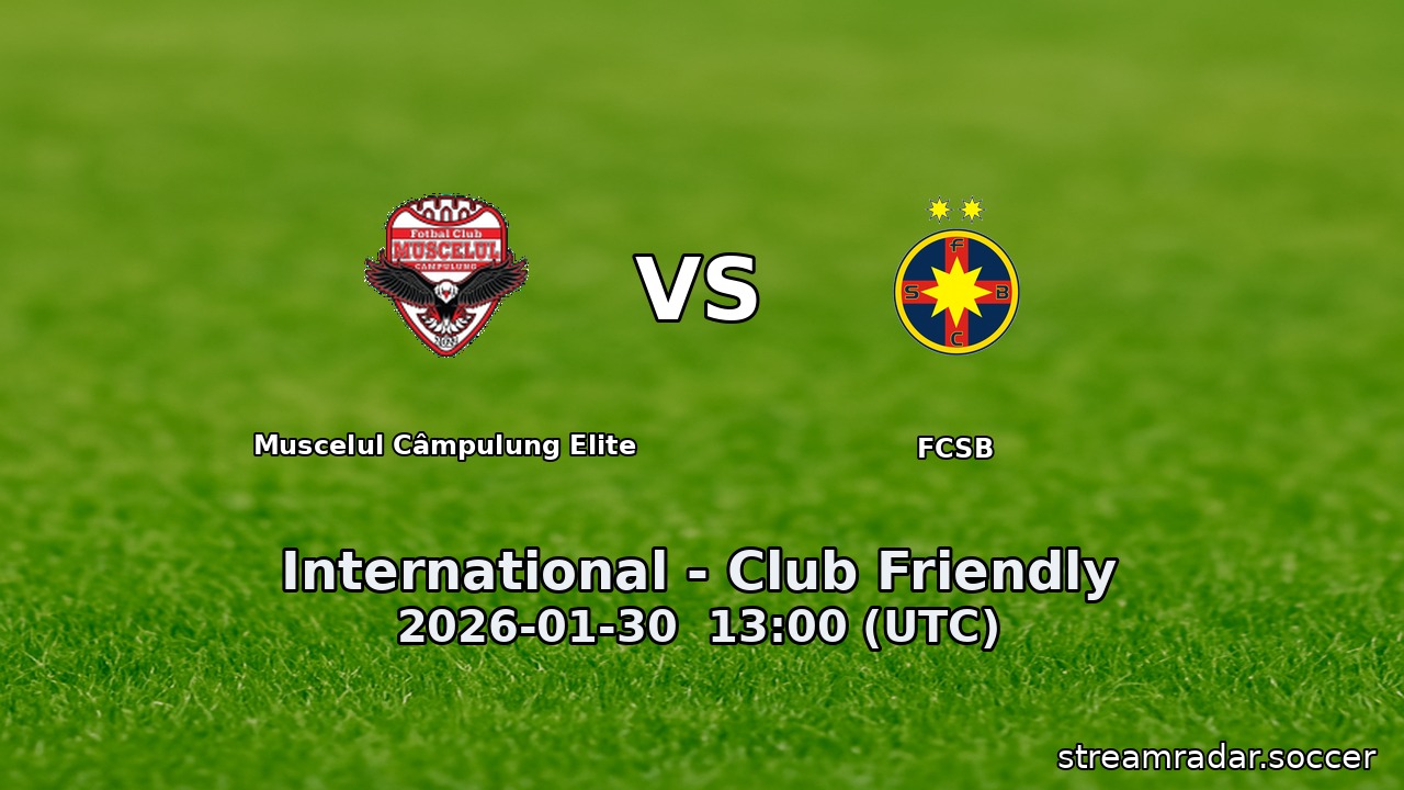 Muscelul Câmpulung Elite vs FCSB