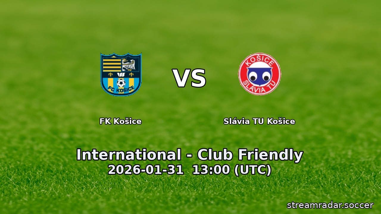 FK Košice vs Slávia TU Košice