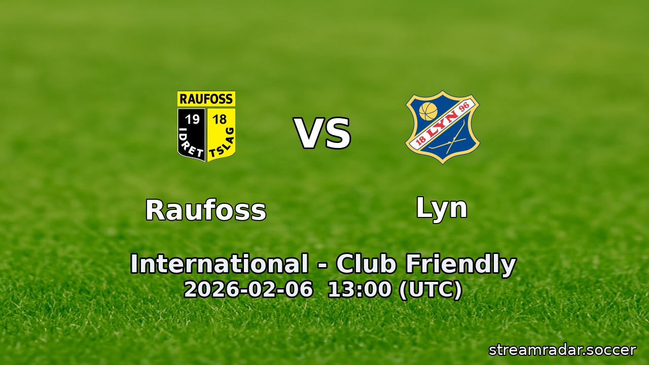 Raufoss vs Lyn