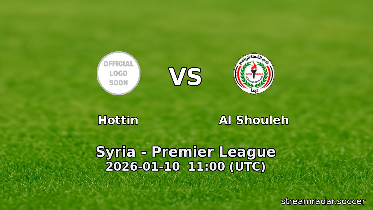 Hottin vs Al Shouleh