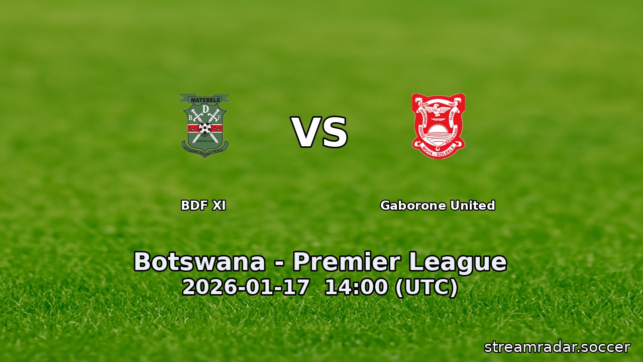 BDF XI vs Gaborone United