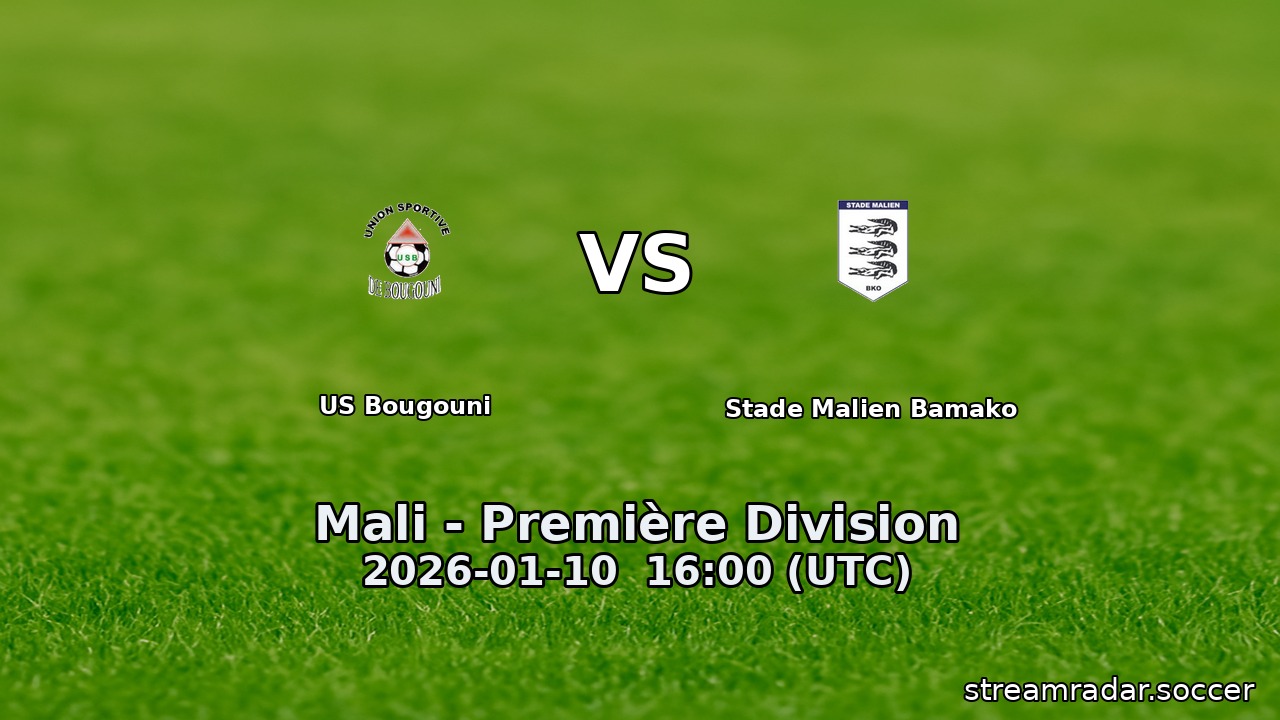 US Bougouni vs Stade Malien Bamako