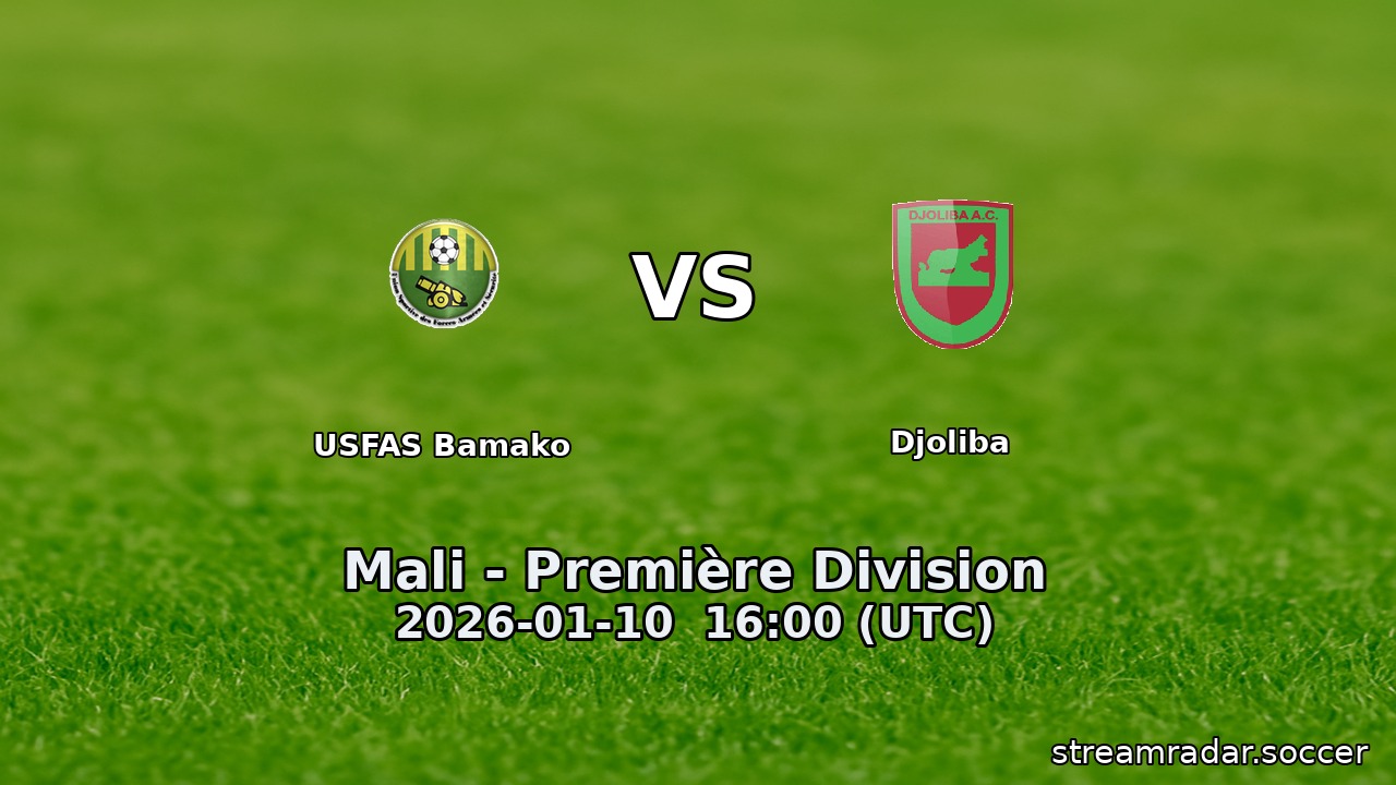 USFAS Bamako vs Djoliba