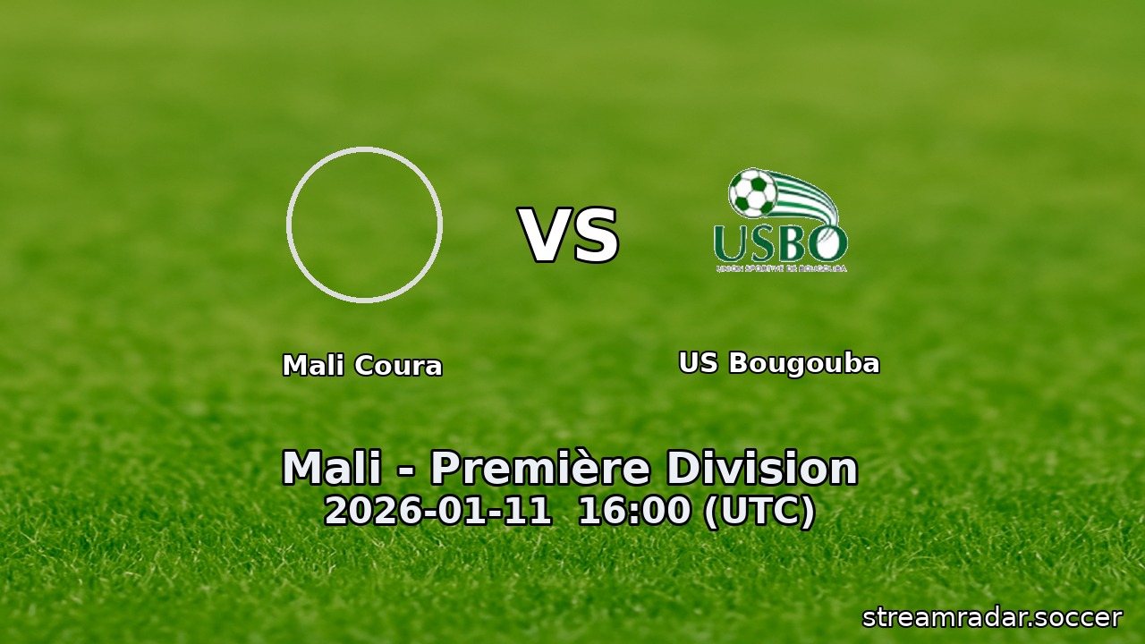 Mali Coura vs US Bougouba