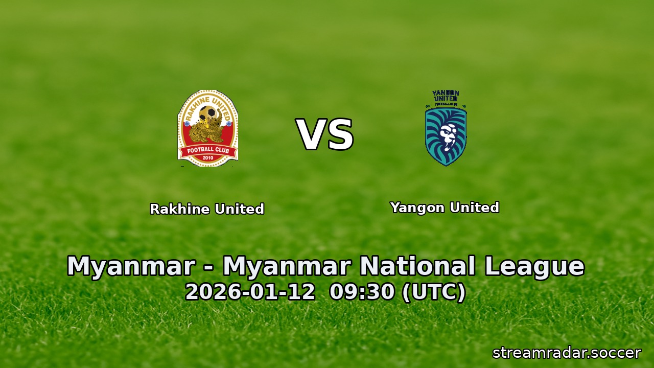 Rakhine United vs Yangon United
