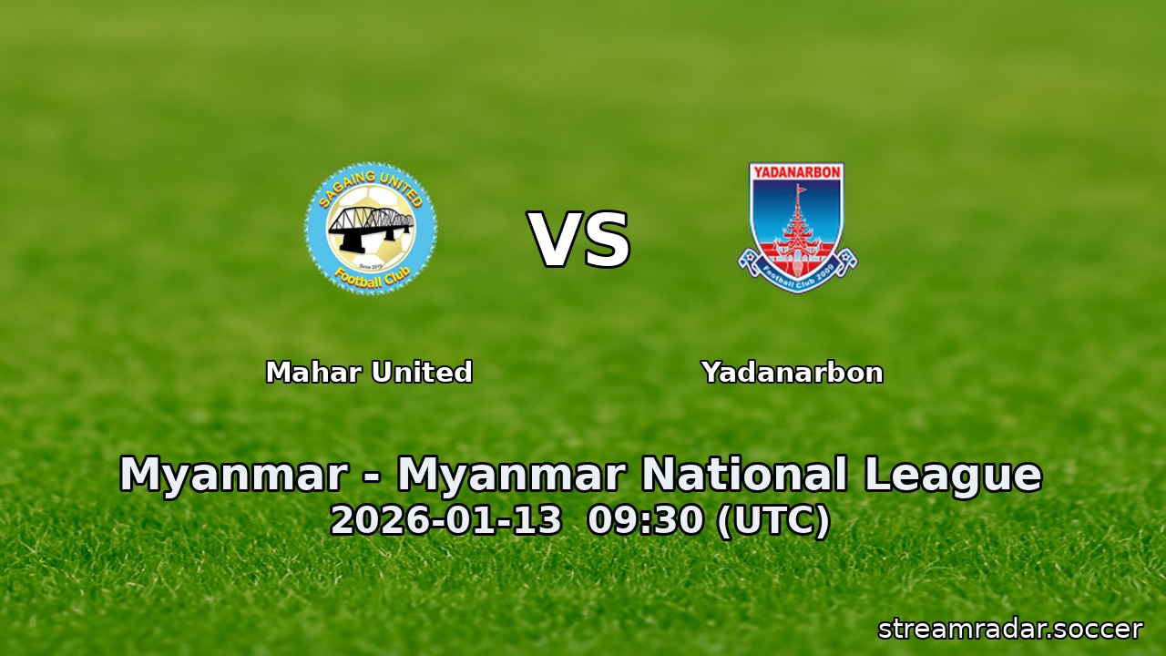 Mahar United vs Yadanarbon