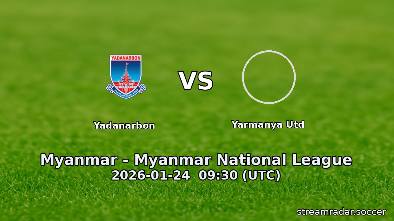 Yadanarbon vs Yarmanya Utd