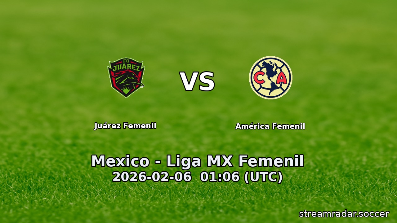 Juárez Femenil vs América Femenil