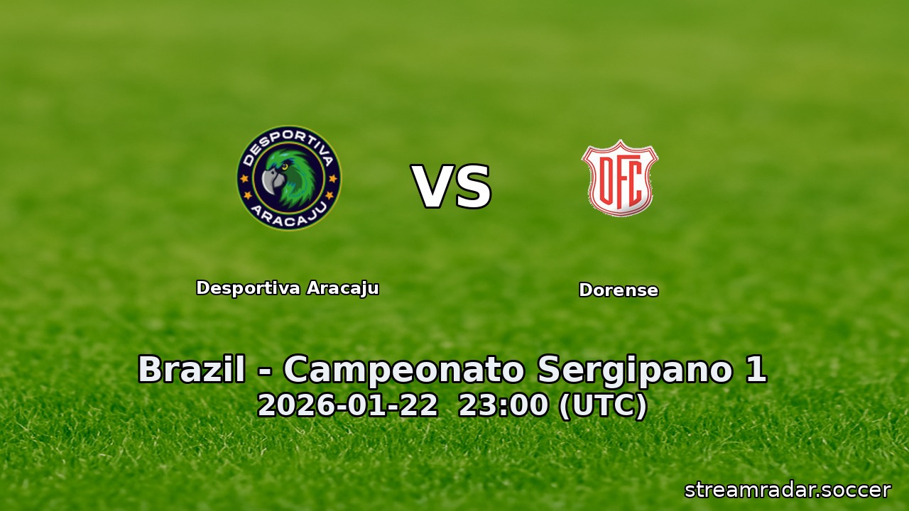 Desportiva Aracaju vs Dorense