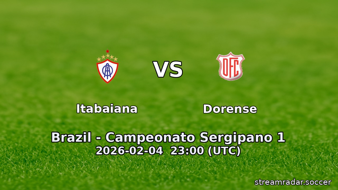 Itabaiana vs Dorense
